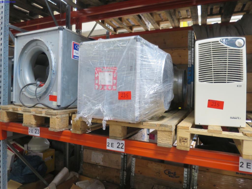 Appareils de climatisation, de chauffage et de ventilation, équipements d'atelier et de stockage-1