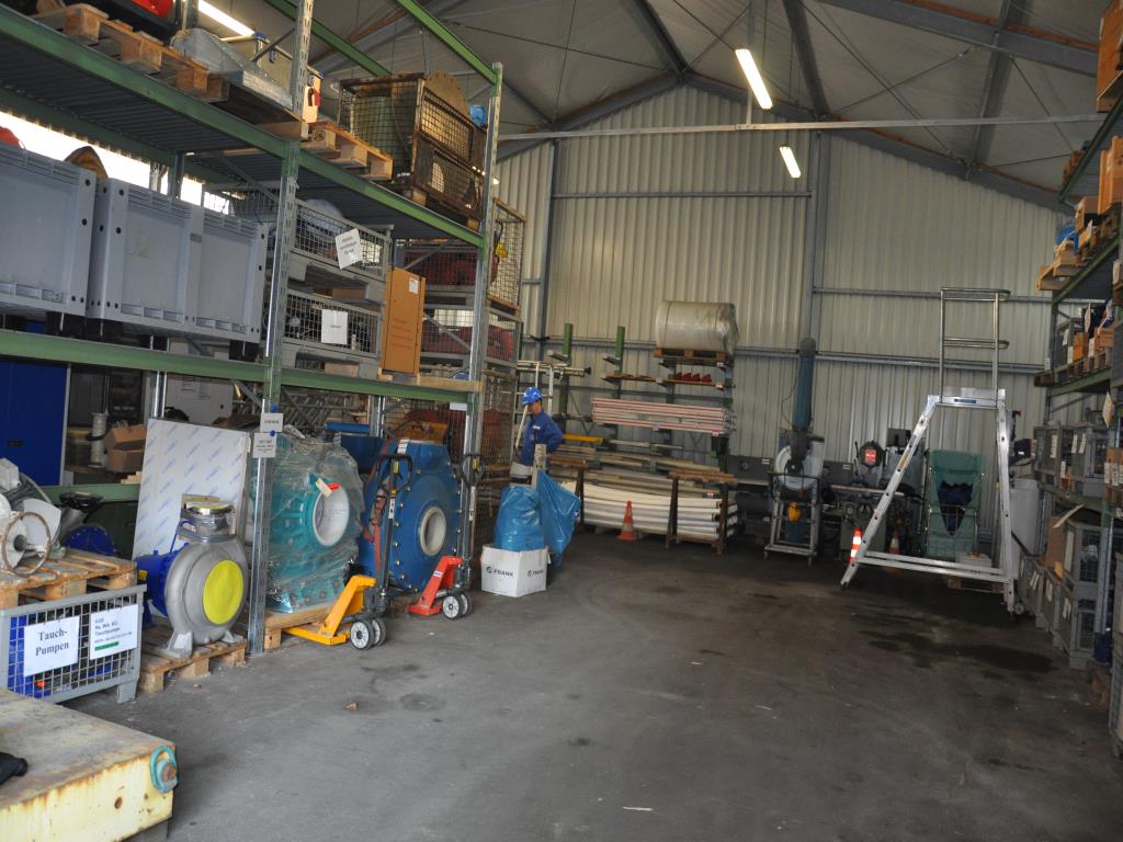 various mechanical equipment for a waste recycling plant-14