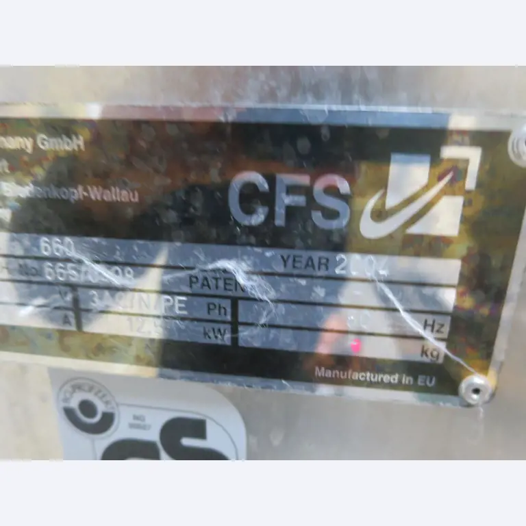 Máquinas bem conservadas para a produção de carnes salgadas/produtos de carne curados e carnes fumadas, máquinas de corte e de embalagem, equipamento de fábrica e de escritório-4