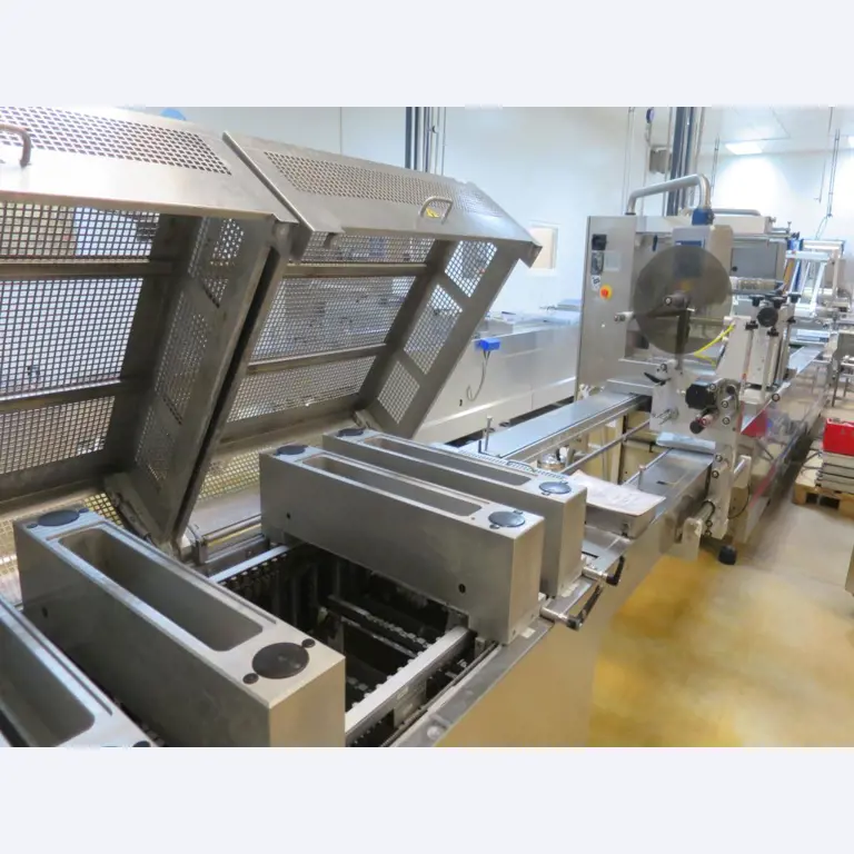 Máquinas bem conservadas para a produção de carnes salgadas/produtos de carne curados e carnes fumadas, máquinas de corte e de embalagem, equipamento de fábrica e de escritório-8