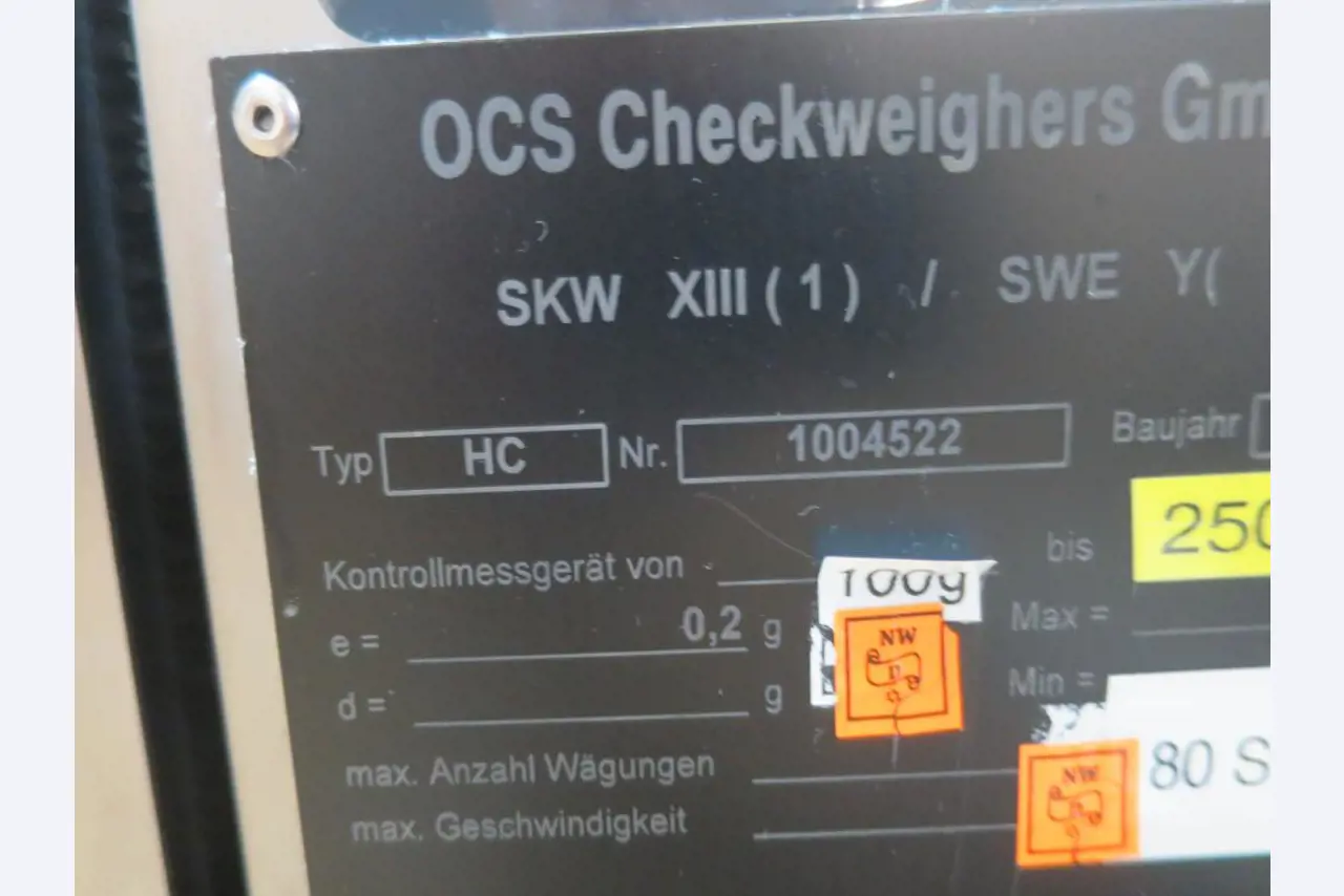 Máquinas bem conservadas para a produção de carnes salgadas/produtos de carne curados e carnes fumadas, máquinas de corte e de embalagem, equipamento de fábrica e de escritório-5