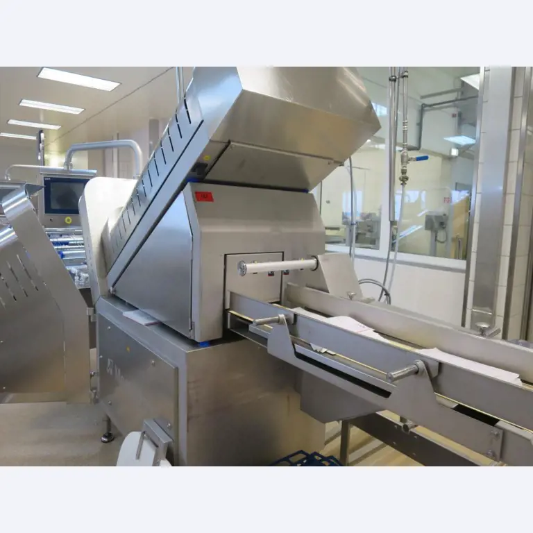 Máquinas bem conservadas para a produção de carnes salgadas/produtos de carne curados e carnes fumadas, máquinas de corte e de embalagem, equipamento de fábrica e de escritório-1