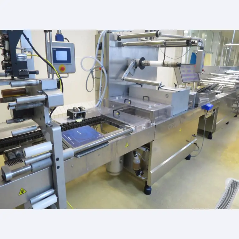 Máquinas bem conservadas para a produção de carnes salgadas/produtos de carne curados e carnes fumadas, máquinas de corte e de embalagem, equipamento de fábrica e de escritório-2