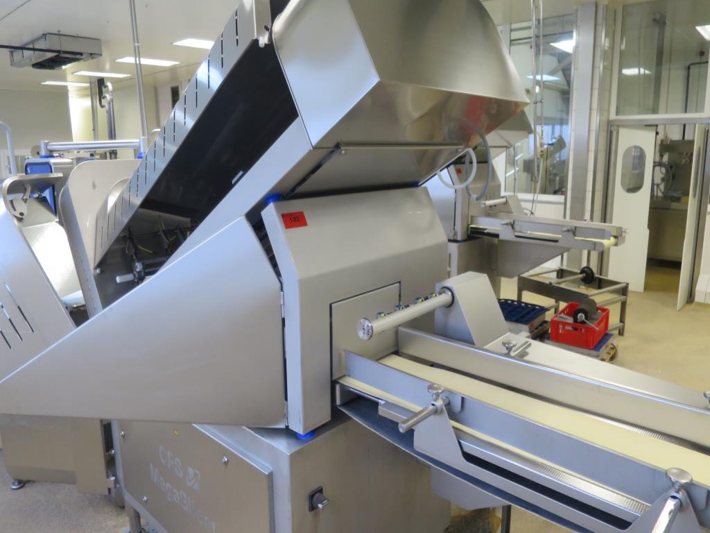 gepflegte Maschinen zur Produktion von gesalzenen Fleisch-/ Pökelwaren und Geräuchertem, Schneide- und Verpackungsmaschinen, Betriebs– und Geschäftsausstattung-1