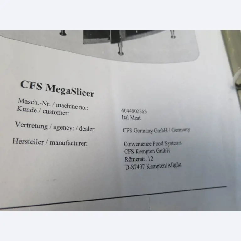 Well-maintained machines for the production of salted meat, cured and smoked products, cutting and packaging machines, operating and office equipment-7