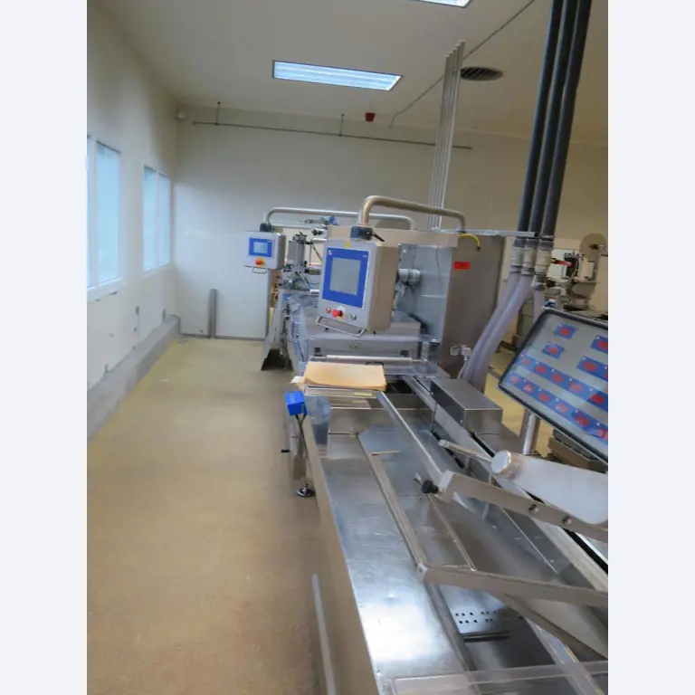 Well-maintained machines for the production of salted meat, cured and smoked products, cutting and packaging machines, operating and office equipment-3