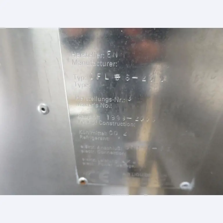 Máquinas bem conservadas para a produção de carnes salgadas/produtos de carne curados e carnes fumadas, máquinas de corte e de embalagem, equipamento de fábrica e de escritório-3