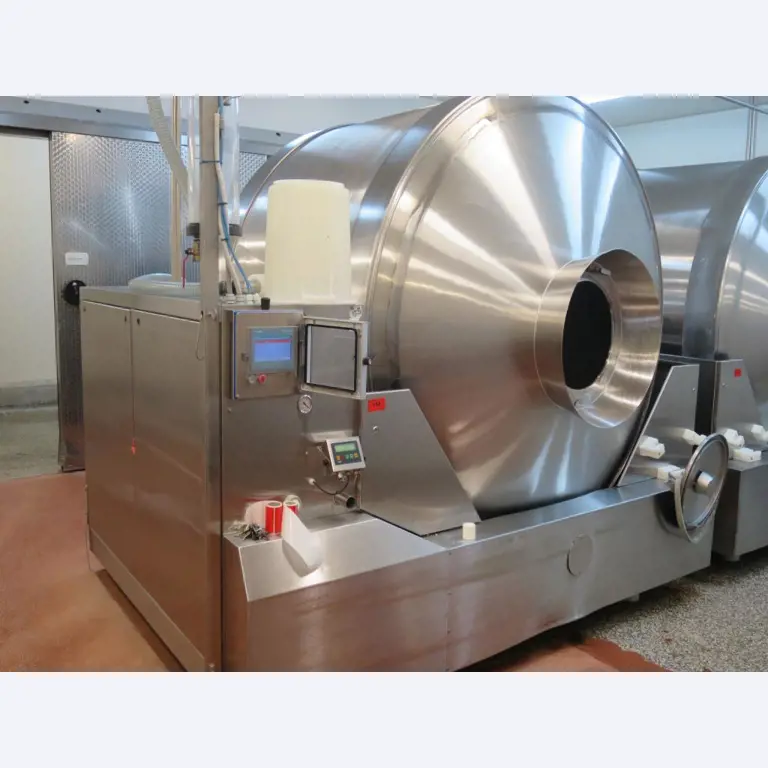 Máquinas bem conservadas para a produção de carnes salgadas/produtos de carne curados e carnes fumadas, máquinas de corte e de embalagem, equipamento de fábrica e de escritório-1