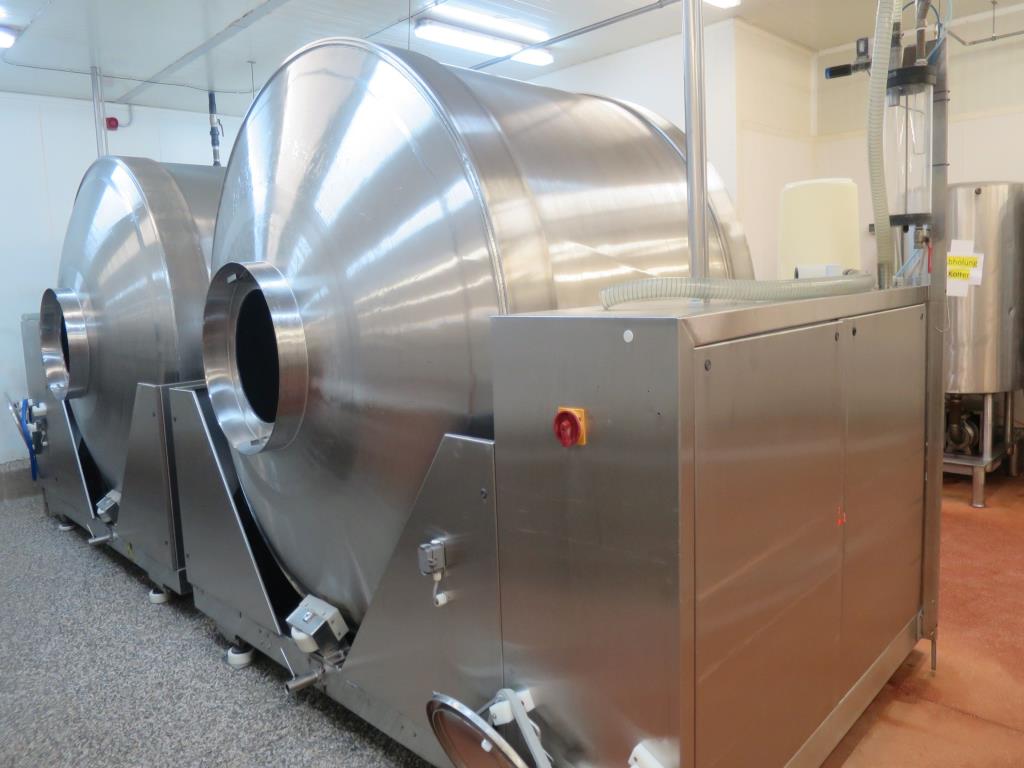 Máquinas en buen estado para la producción de salazones/productos cárnicos curados y carnes ahumadas, máquinas de corte y envasado, equipos de fábrica y oficina-8