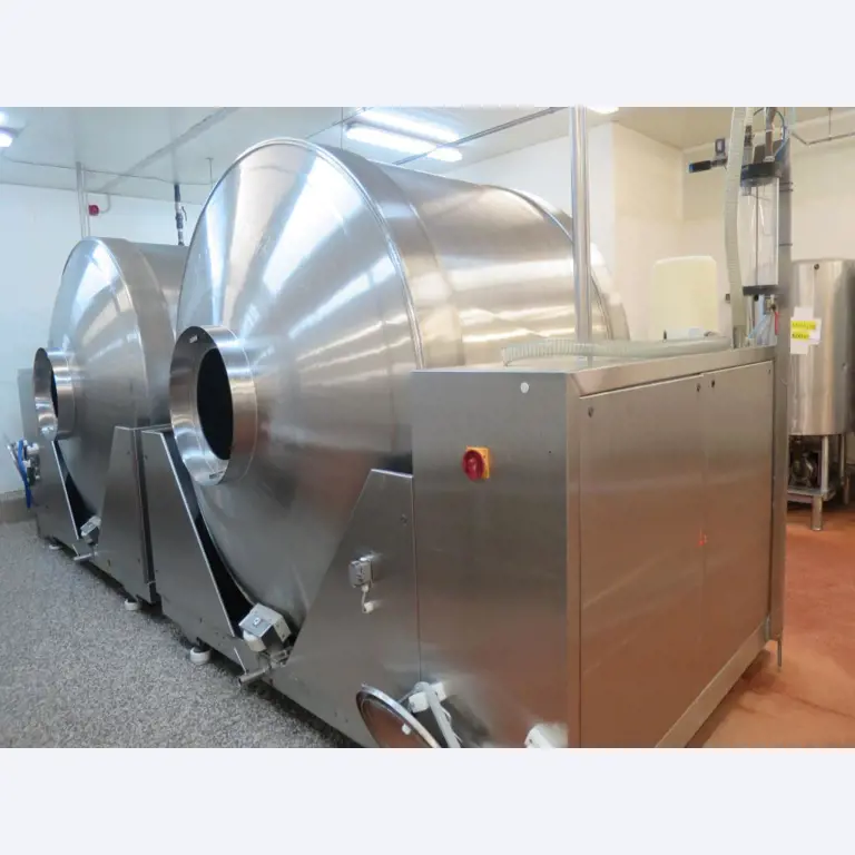 Máquinas bem conservadas para a produção de carnes salgadas/produtos de carne curados e carnes fumadas, máquinas de corte e de embalagem, equipamento de fábrica e de escritório-8