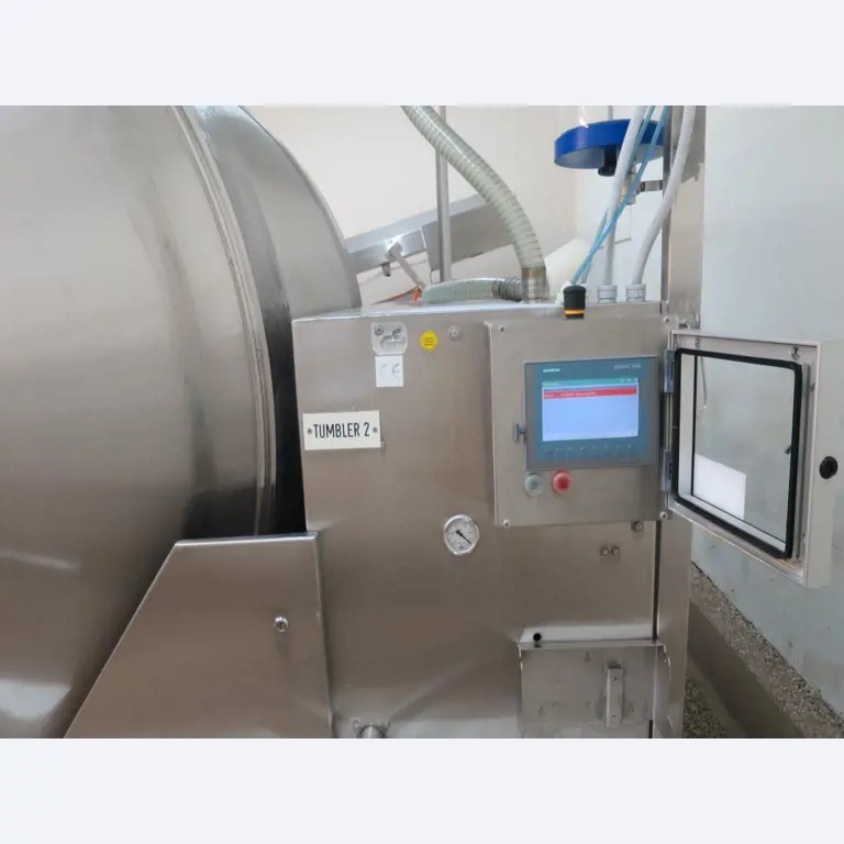 Máquinas bem conservadas para a produção de carnes salgadas/produtos de carne curados e carnes fumadas, máquinas de corte e de embalagem, equipamento de fábrica e de escritório-3