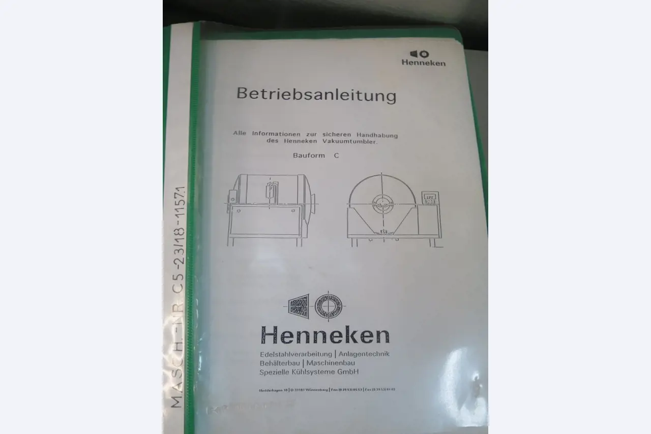 Máquinas bem conservadas para a produção de carnes salgadas/produtos de carne curados e carnes fumadas, máquinas de corte e de embalagem, equipamento de fábrica e de escritório-6