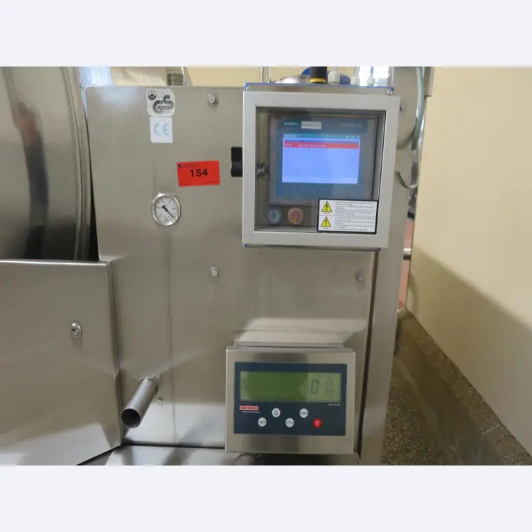 Máquinas bem conservadas para a produção de carnes salgadas/produtos de carne curados e carnes fumadas, máquinas de corte e de embalagem, equipamento de fábrica e de escritório-2