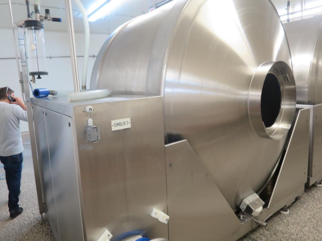 Máquinas en buen estado para la producción de salazones/productos cárnicos curados y carnes ahumadas, máquinas de corte y envasado, equipos de fábrica y oficina-4