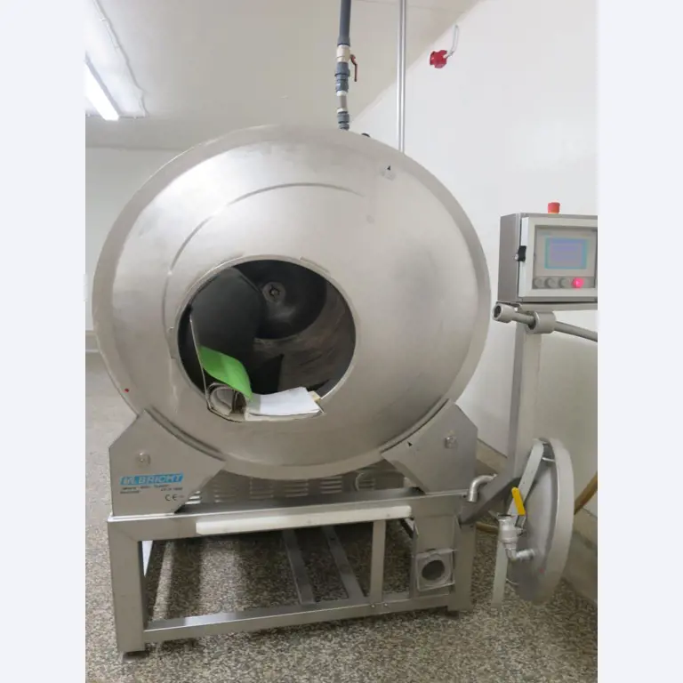 Máquinas bem conservadas para a produção de carnes salgadas/produtos de carne curados e carnes fumadas, máquinas de corte e de embalagem, equipamento de fábrica e de escritório-3