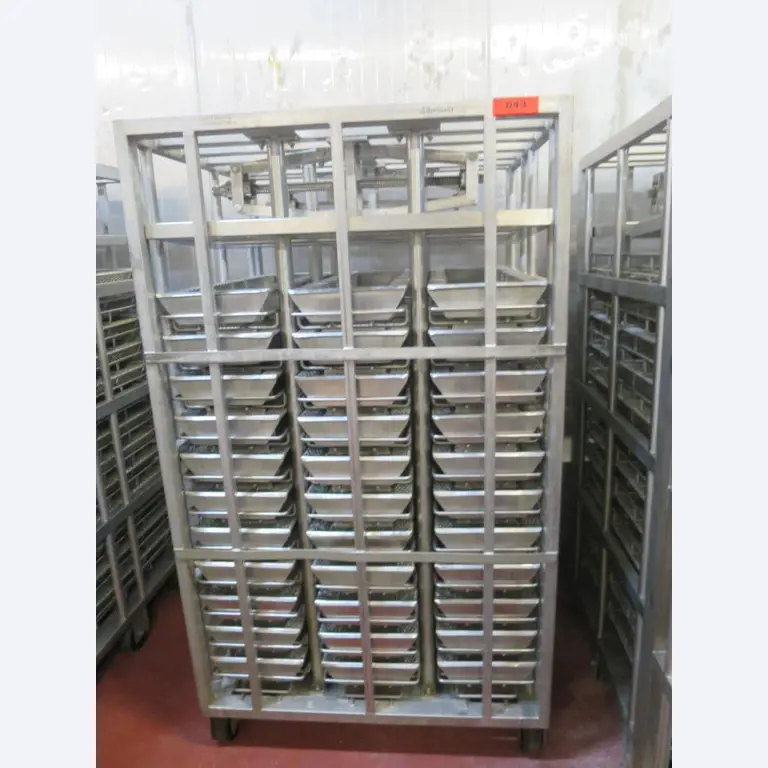 Máquinas en buen estado para la producción de salazones/productos cárnicos curados y carnes ahumadas, máquinas de corte y envasado, equipos de fábrica y oficina-1