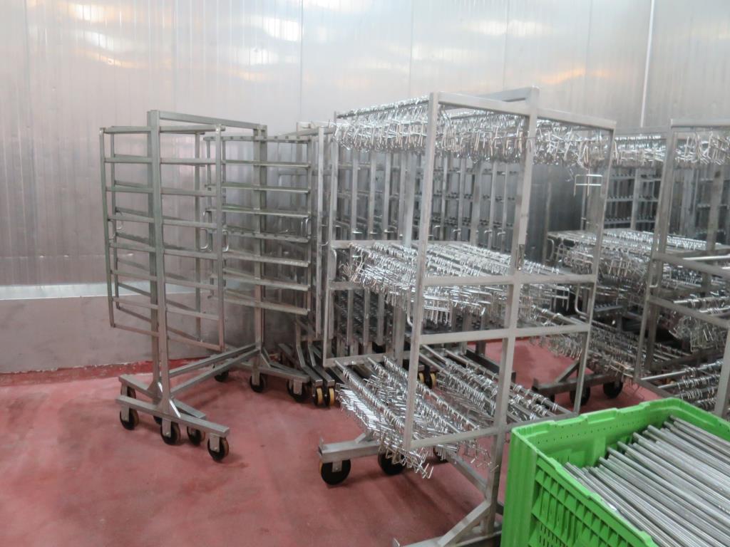 Máquinas en buen estado para la producción de salazones/productos cárnicos curados y carnes ahumadas, máquinas de corte y envasado, equipos de fábrica y oficina-3