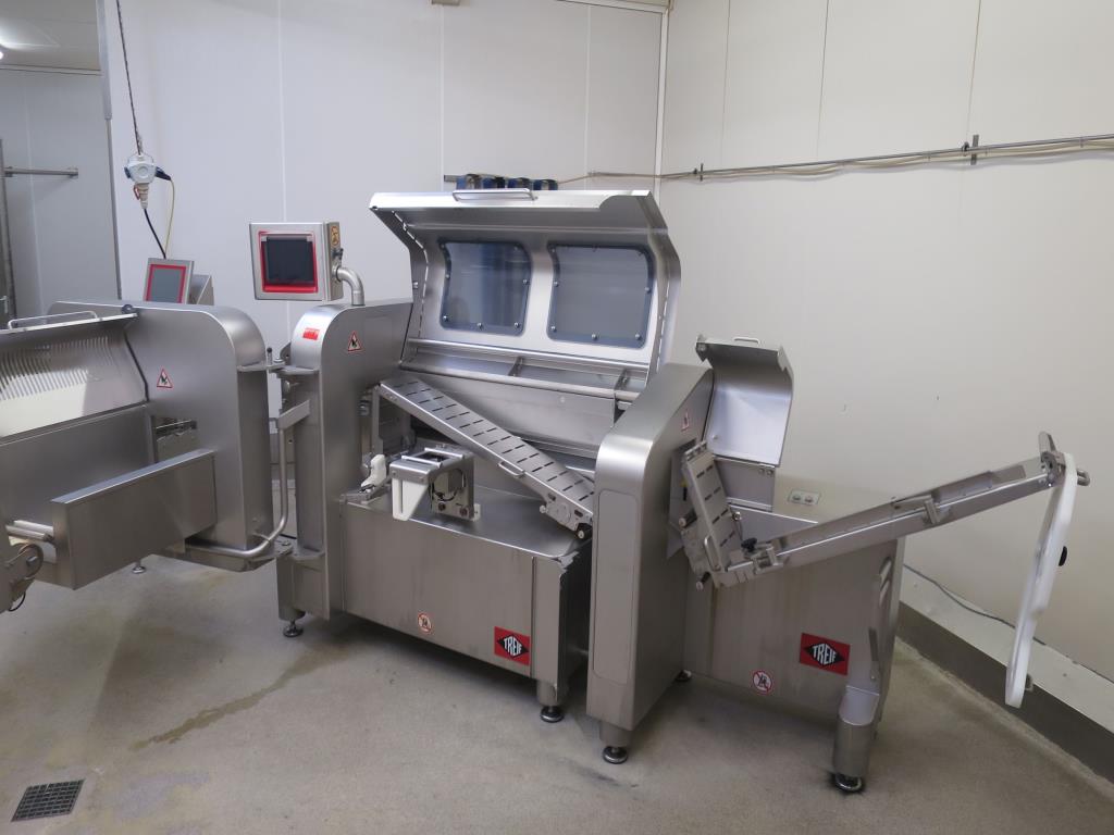 Máquinas en buen estado para la producción de salazones/productos cárnicos curados y carnes ahumadas, máquinas de corte y envasado, equipos de fábrica y oficina-3