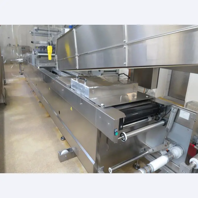 Máquinas bem conservadas para a produção de carnes salgadas/produtos de carne curados e carnes fumadas, máquinas de corte e de embalagem, equipamento de fábrica e de escritório-4