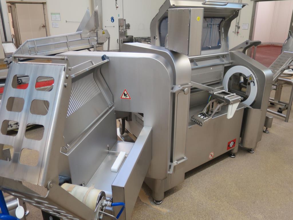 Máquinas en buen estado para la producción de salazones/productos cárnicos curados y carnes ahumadas, máquinas de corte y envasado, equipos de fábrica y oficina-3