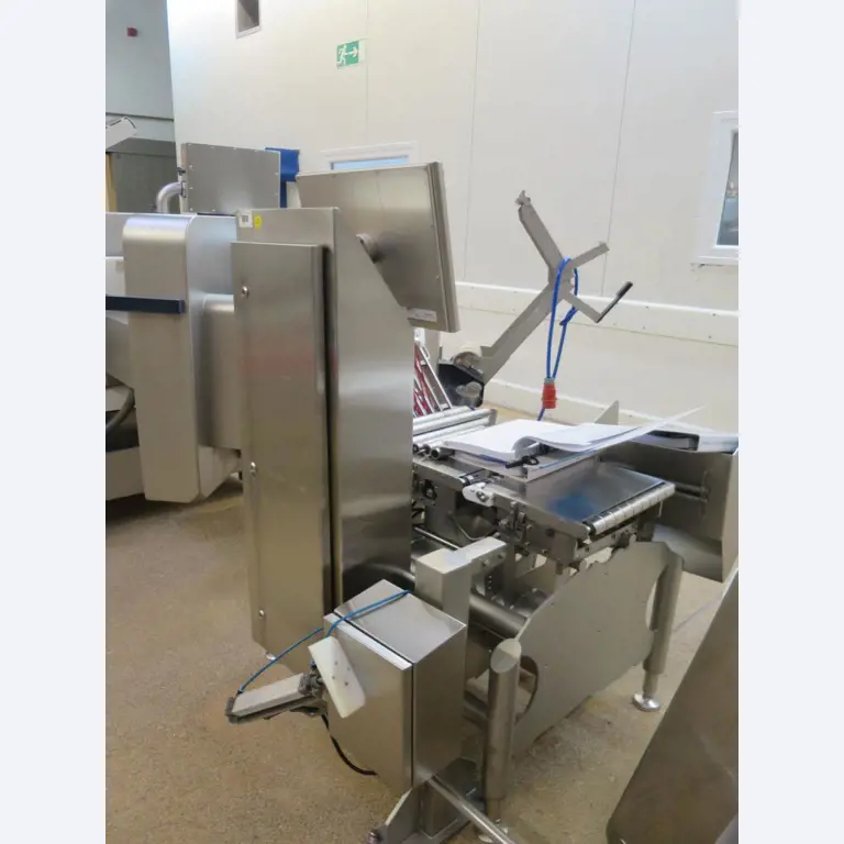 Máquinas bem conservadas para a produção de carnes salgadas/produtos de carne curados e carnes fumadas, máquinas de corte e de embalagem, equipamento de fábrica e de escritório-3