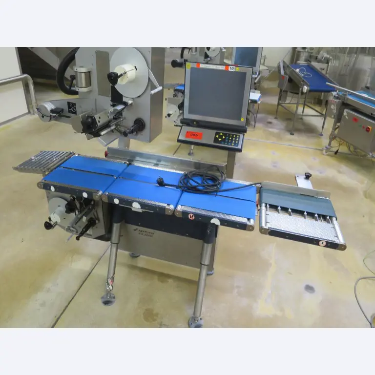 Máquinas bem conservadas para a produção de carnes salgadas/produtos de carne curados e carnes fumadas, máquinas de corte e de embalagem, equipamento de fábrica e de escritório-1