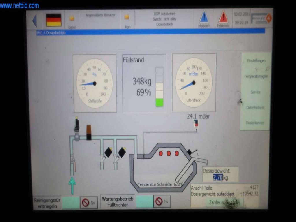 Druckgussanlagen (Al/Mg) 480 – 1.050 t,
Mechanische Bearbeitung, Werkzeugbau
-19
