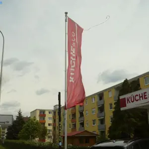 Mât de drapeau en aluminium