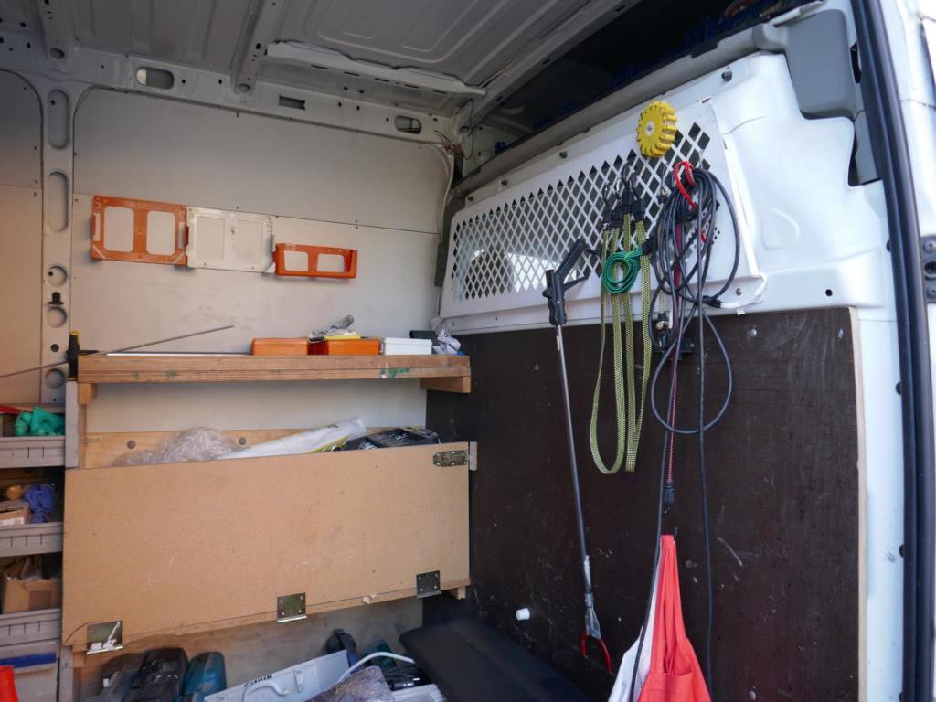 Van, car trailer and various hand tools-13