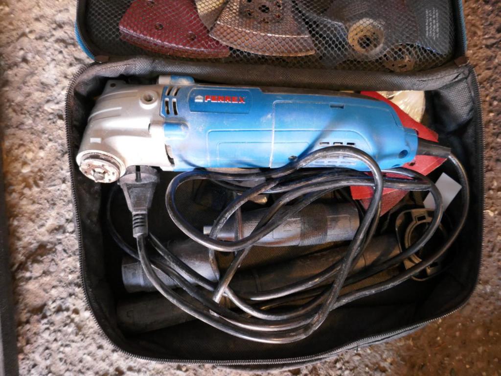 Van, car trailer and various hand tools-23