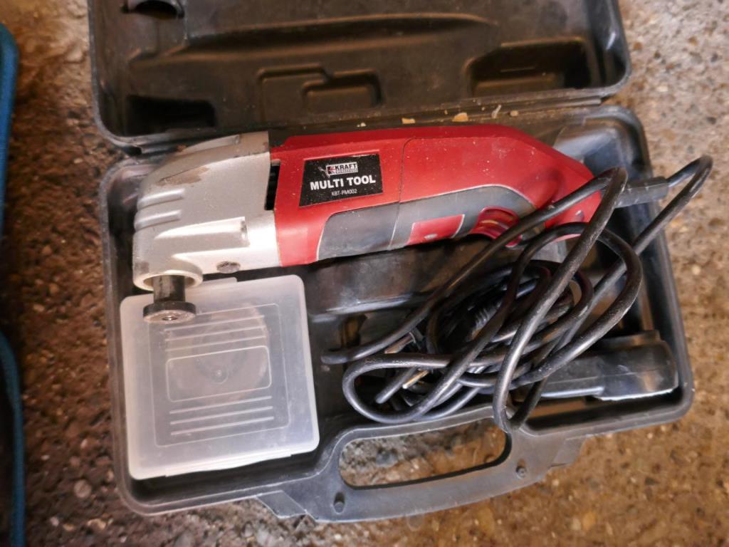 Van, car trailer and various hand tools-24