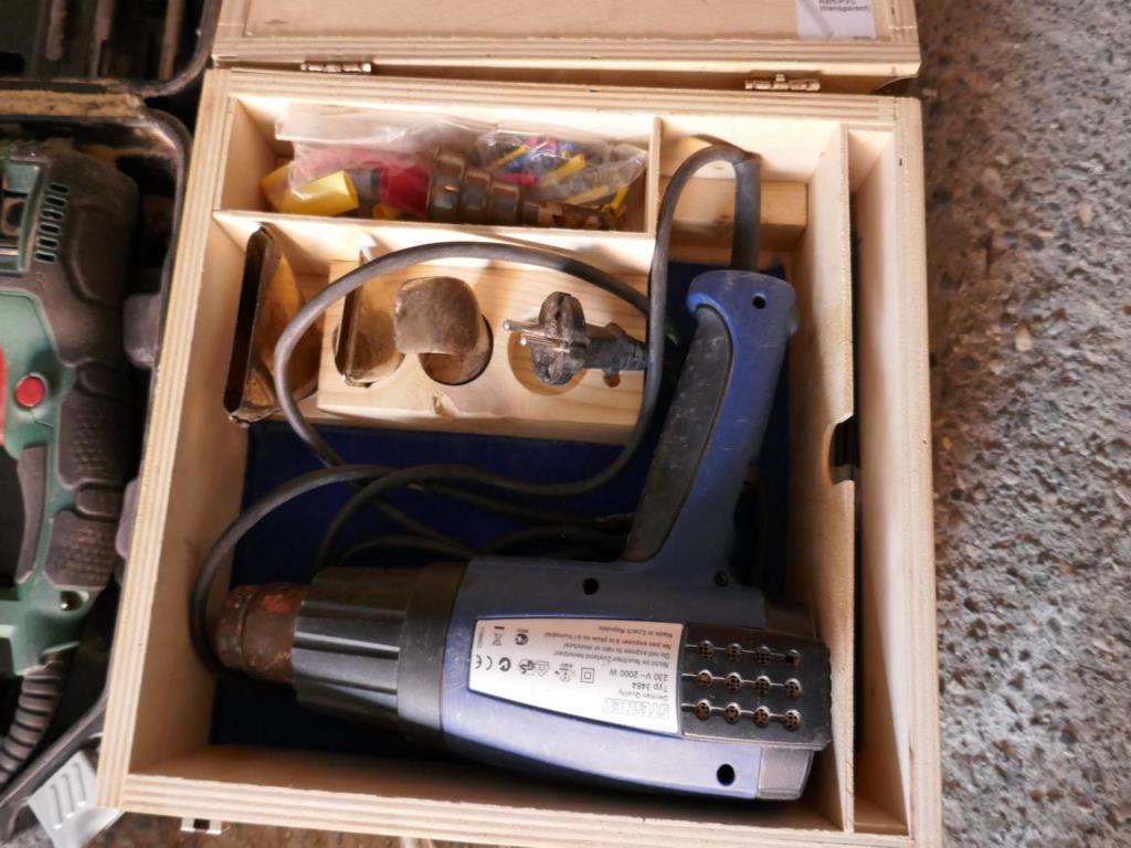 Van, car trailer and various hand tools-25