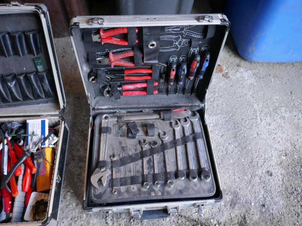 Van, car trailer and various hand tools-36
