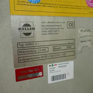 System filtrów powietrza wylotowego Keller Vario 2.1