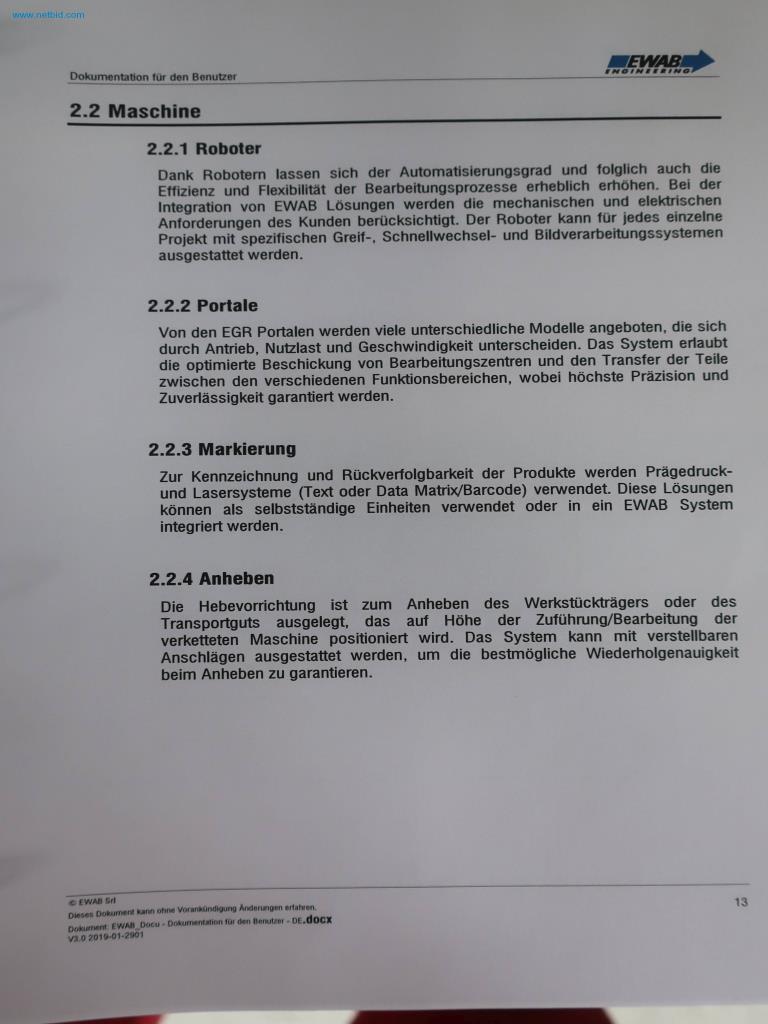 Máquinas para processamento mecânico, ensaio, limpeza e manuseamento de peças de alumínio fundido sob pressão-20