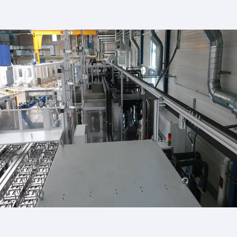 Máquinas para processamento mecânico, ensaio, limpeza e manuseamento de peças de alumínio fundido sob pressão-3