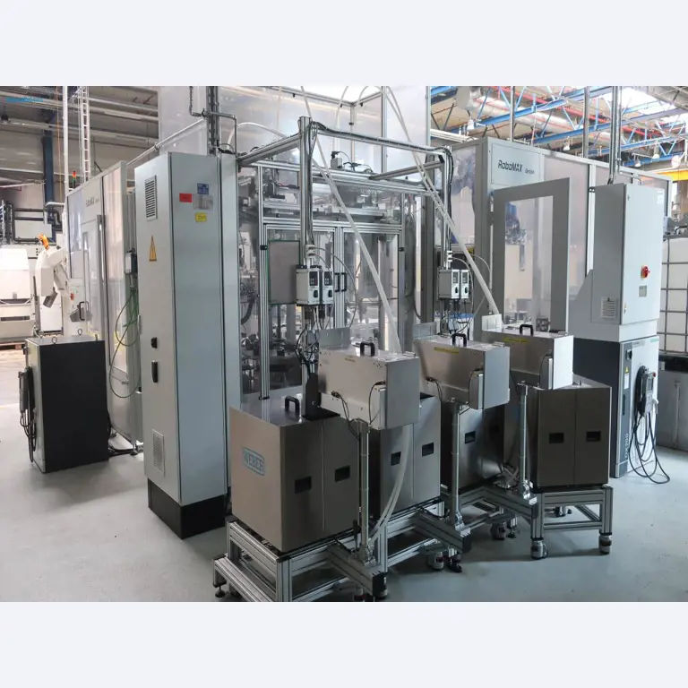 Máquinas para processamento mecânico, ensaio, limpeza e manuseamento de peças de alumínio fundido sob pressão-1
