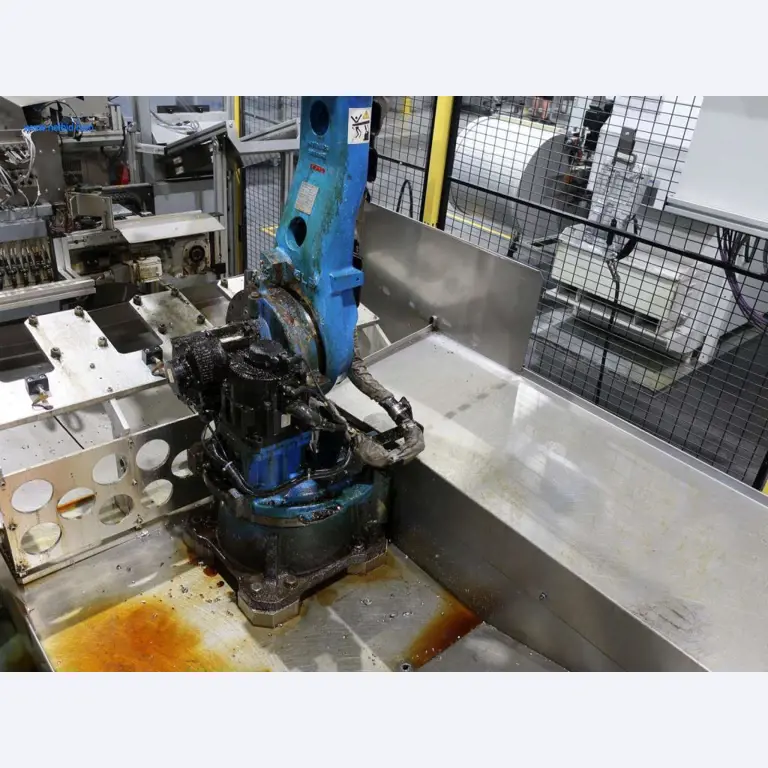 Máquinas para processamento mecânico, ensaio, limpeza e manuseamento de peças de alumínio fundido sob pressão-3