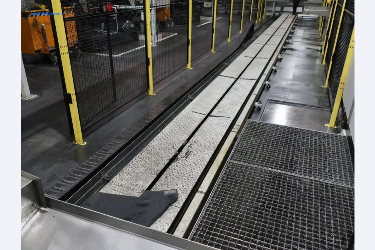 Máquinas para processamento mecânico, ensaio, limpeza e manuseamento de peças de alumínio fundido sob pressão-5