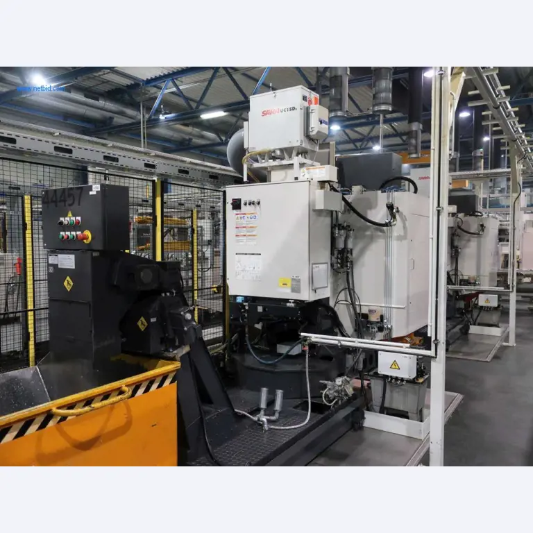 Máquinas para processamento mecânico, ensaio, limpeza e manuseamento de peças de alumínio fundido sob pressão-7