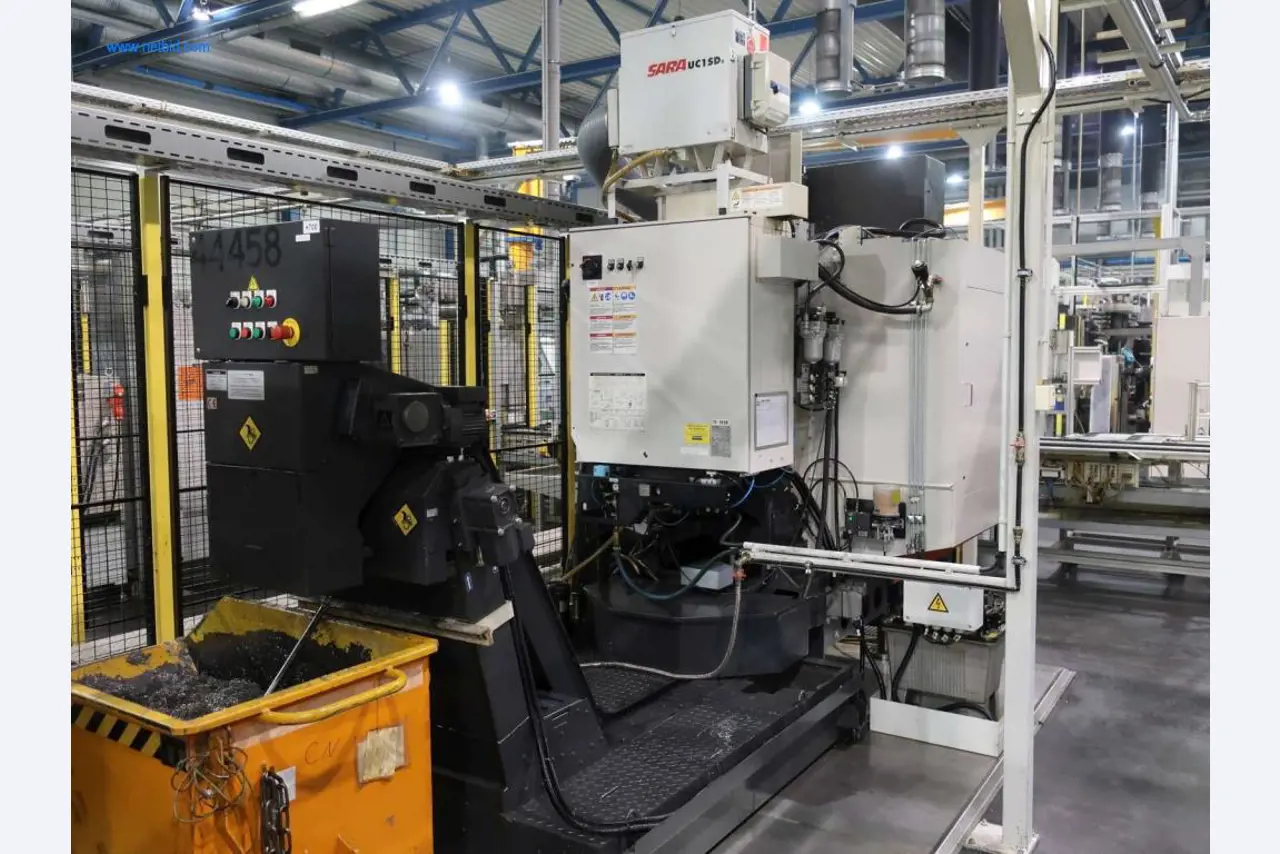 Máquinas para processamento mecânico, ensaio, limpeza e manuseamento de peças de alumínio fundido sob pressão-10