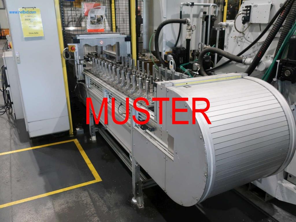 Máquinas para processamento mecânico, ensaio, limpeza e manuseamento de peças de alumínio fundido sob pressão-1