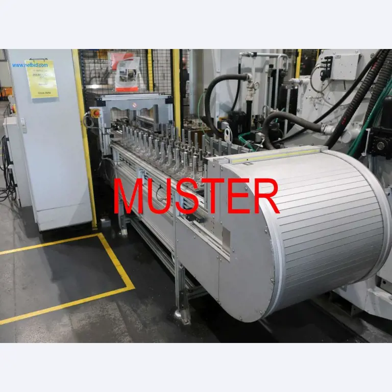 Máquinas para processamento mecânico, ensaio, limpeza e manuseamento de peças de alumínio fundido sob pressão-1