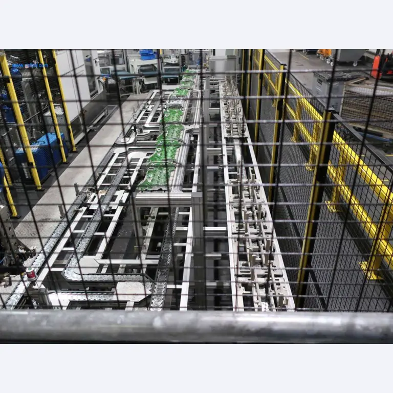 Máquinas para processamento mecânico, ensaio, limpeza e manuseamento de peças de alumínio fundido sob pressão-3