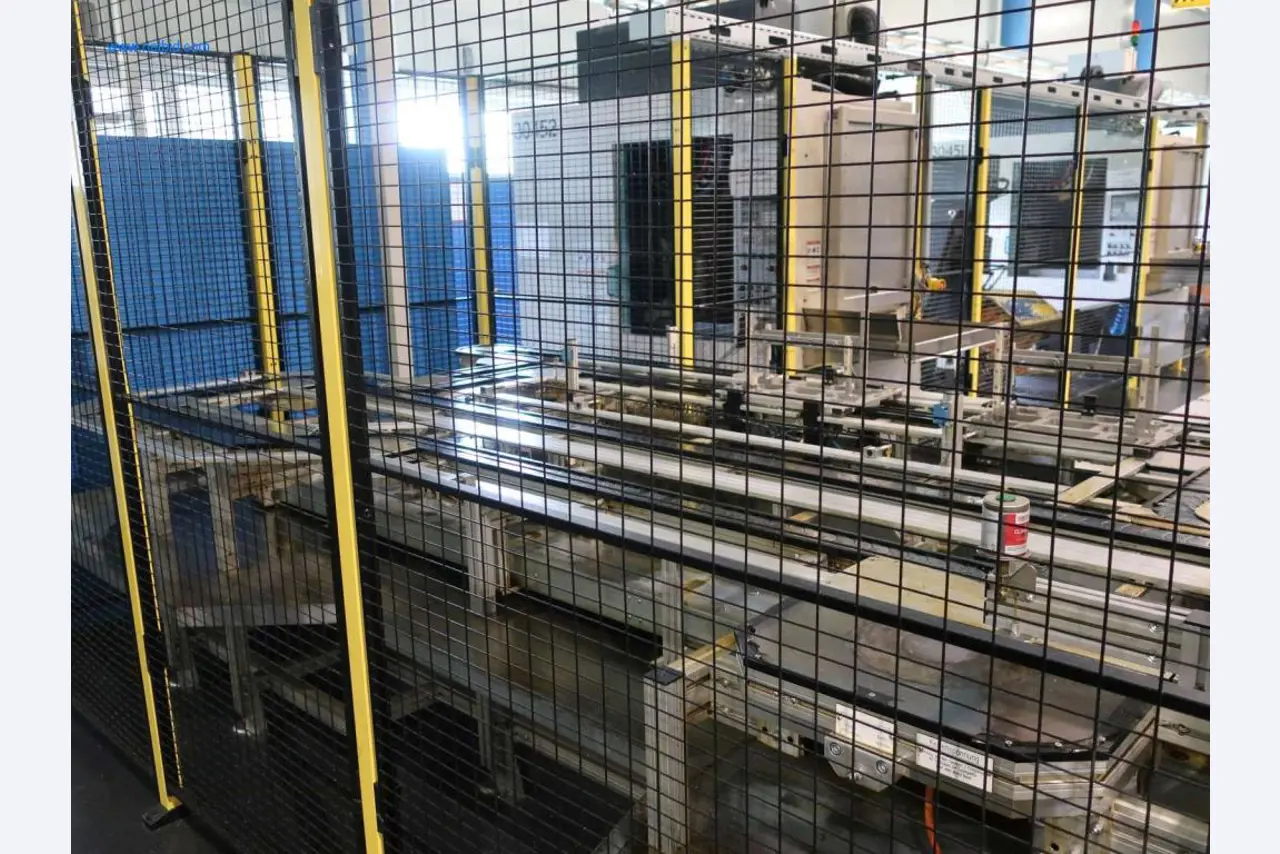 Máquinas para processamento mecânico, ensaio, limpeza e manuseamento de peças de alumínio fundido sob pressão-8