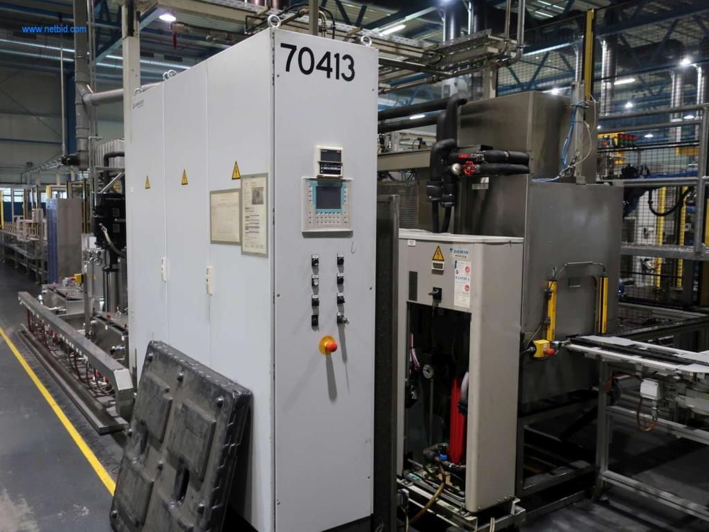 Máquinas para processamento mecânico, ensaio, limpeza e manuseamento de peças de alumínio fundido sob pressão-2