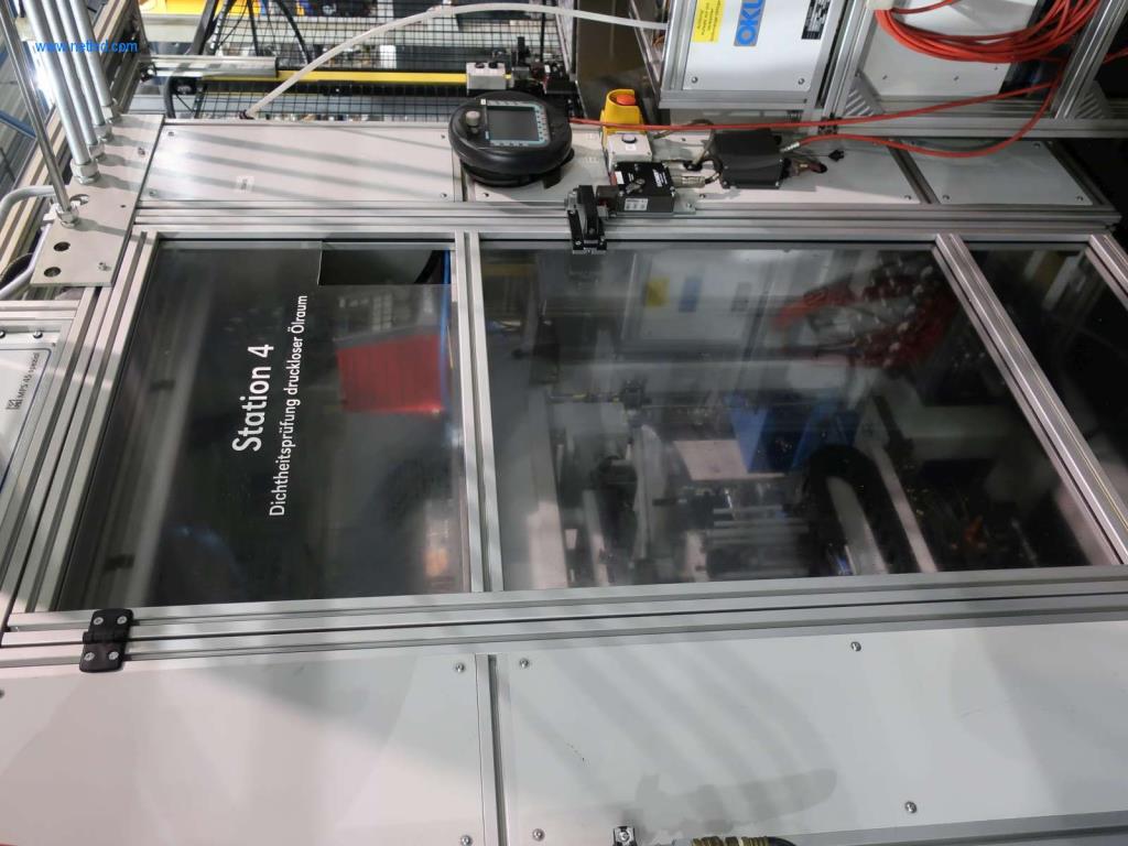 Máquinas para processamento mecânico, ensaio, limpeza e manuseamento de peças de alumínio fundido sob pressão-10