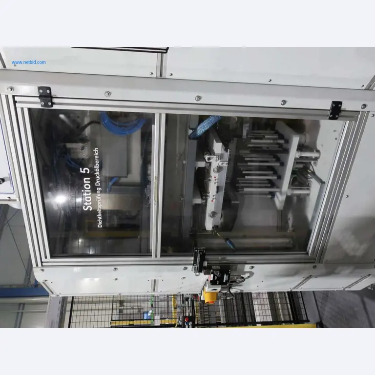 Máquinas para processamento mecânico, ensaio, limpeza e manuseamento de peças de alumínio fundido sob pressão-9