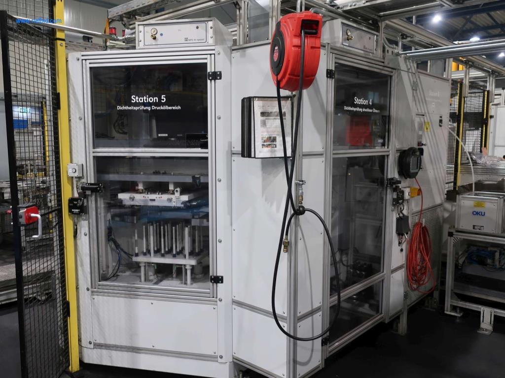 Máquinas para processamento mecânico, ensaio, limpeza e manuseamento de peças de alumínio fundido sob pressão-7