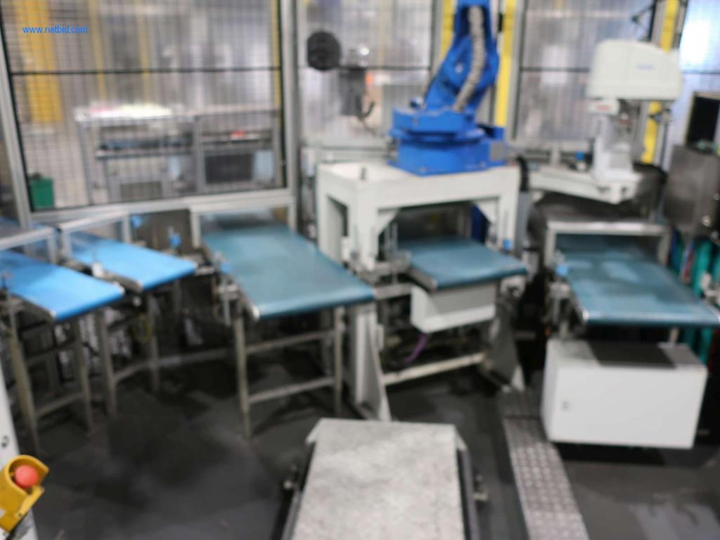 Máquinas para processamento mecânico, ensaio, limpeza e manuseamento de peças de alumínio fundido sob pressão-1